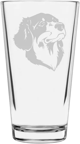 Vista 175 de Podenco Canario - Vaso de pinta de 16 onzas con temática de perro personalizado