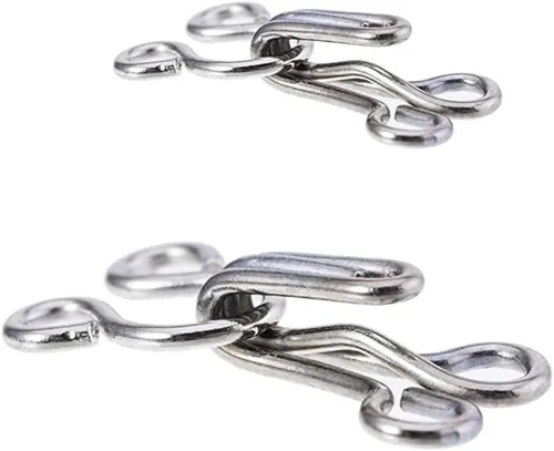 Vista 7 de Lakesstory Juego de 48 ganchos de costura y ganchos de cierre – Gancho de sujetador de metal y accesorios de manualidades para costura de ojos