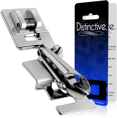 Vista 19 de Distinctive 1 – 4 (cuarto de pulgada) Quilting máquina de coser prensatelas para guía de borde con – Compatible con todos los vástagos Snap-On