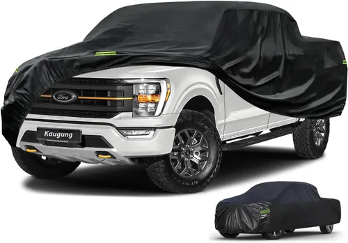 Vista 15 de KouKou Funda impermeable para automóvil para todo tipo de clima, 7 capas para automóviles con cremallera, ajuste universal para sedán, Honda Civic