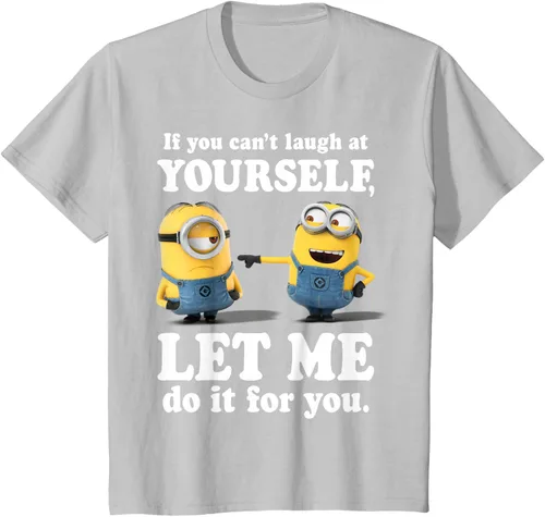 Vista 29 de Camiseta gráfica de Minions de Mi villano favorito: Ríete de ti mismo Negro