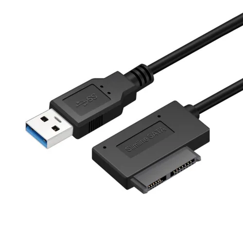 Vista 8 de chenyang SATA 22Pin macho a Slimline SATA 13 hembra portátil CD-ROM convertidor adaptador