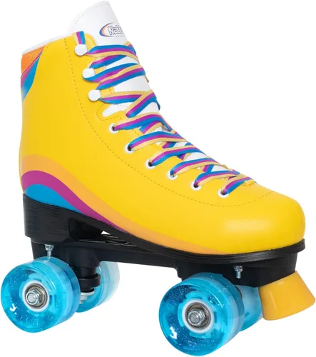 Vista 7 de Nattork Patines de rodillos para mujeres, diversión al aire libre, patines de derby de moda para hombres, niñas, niños, patines para pistas cubiertas