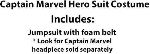 Vista 4 de Rubies Capitán Marvel Hero - traje para mujer