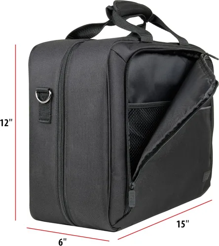 Vista 6 de Gear Bolsa para trasladar video proyector. Para ViewSonic PJD5155/PJD5134, Epson VS240, VS230, EX21, EX31, EX71 y otros. El interior tiene