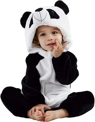 Vista 14 de Disfraz de bebé de Halloween para niños pequeños, rómper, mameluco para niños o niñas, ropa de animales, de 2 a 36 meses