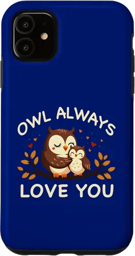 Vista 8 de Owl Always Love You Mon, Parent Endearing Touching Moment Case for iPhone 17