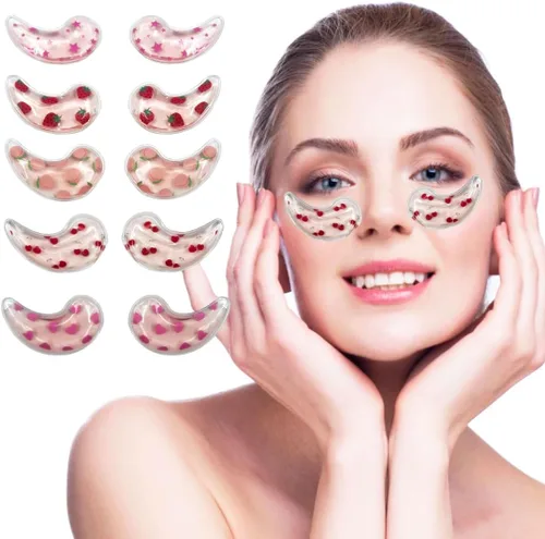 Vista 11 de Paquete de hielo de gel para ojos, almohadilla refrescante para los ojos, máscaras refrescantes para los ojos, tratamiento caliente y frío