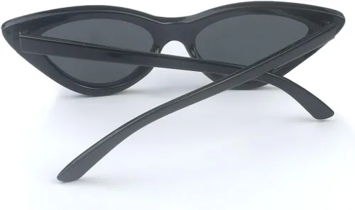 Vista 6 de YooThink Gafas de sol de ojo de gato para mujer, gafas de sol vintage con marco de plástico