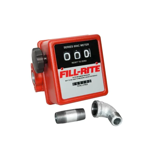 Vista 7 de Medidor de flujo, 50 PSI, 20 GPM, 1 en., Mecánico