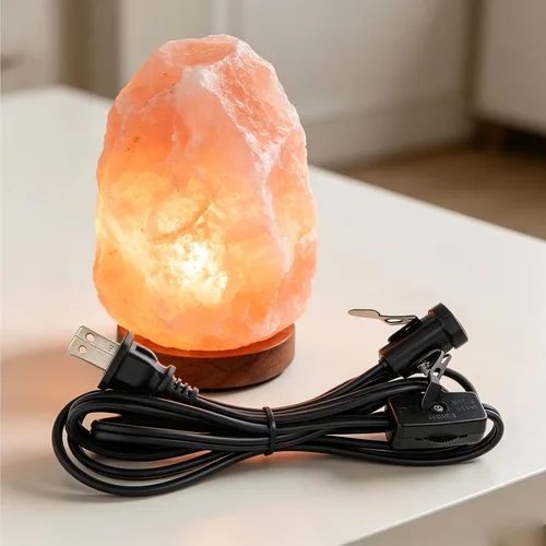Vista 5 de RTNLIT Cable de repuesto para lámpara de sal, cable de luz nocturna con enchufe de bombilla E12, enchufe de interruptor giratorio para accesorios