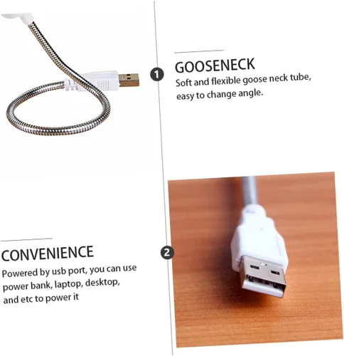 Vista 3 de SOLUSTRE Mini ventilador USB de 4 piezas enfriador de cuello USB ventilador portátil ventilador de computadora ventilador de computadora mini