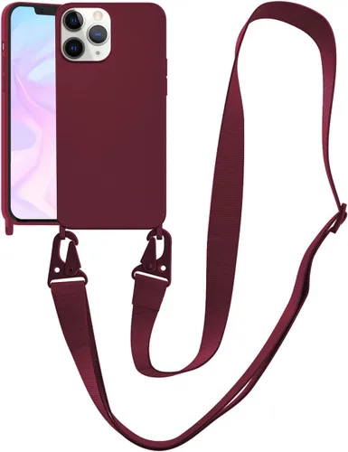 Vista 160 de Funda compatible con iPhone 8 Plus, iPhone 7 Plus/6 Plus/6S Plus con cordón, funda cruzada para iPhone con correa ajustable de silicona para iPhone