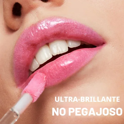 Vista 6 de Revlon - Brillo de labios, Super Lustrous The Gloss, no es pegajoso, acabado de alto brillo 200 Crystal Clear