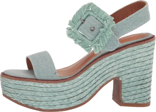 Vista 8 de Lucky Brand Yidris - Sandalias de tacón con plataforma para mujer