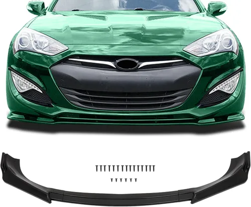 Vista 33 de SCITOO Alerón de borde de parachoques delantero mate negro para Ford Focus ST años 2013-2014 - Spoiler frontal de polipropileno