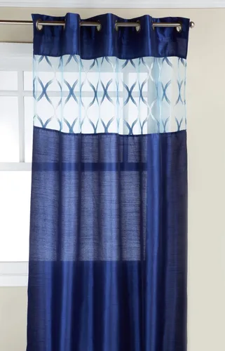Vista 4 de Editex Home Textiles Scala - Panel para ventana, 56 x 84 pulgadas, color negro