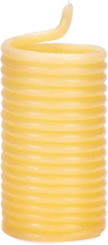 Vista 2 de Candle by the Hour Recarga de 80 horas, cera de abeja natural ecológica con mecha de algodón (paquete de 4)