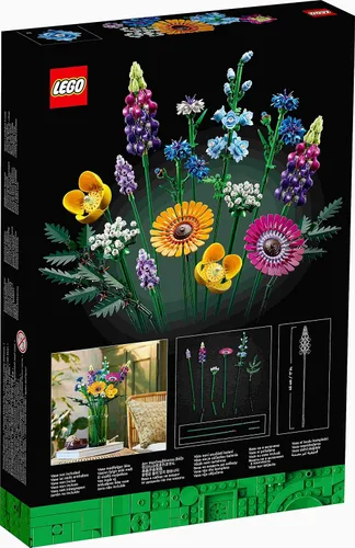 Vista 6 de Lego - Juego de 2: árbol bonsái 10281 y ramo de flores silvestres 10313