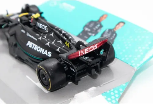 Vista 7 de HTLNUZD Bburago 2023 1:43 F1Mercedes AMGW14#44 para Lewis Hamilton Formula One W14#44 1/43 Aleación Racing Die Cast Car Static Adult Collection