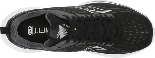 Vista 5 de Saucony Kinvara 13 - Tenis de correr para mujer, NegroPlata