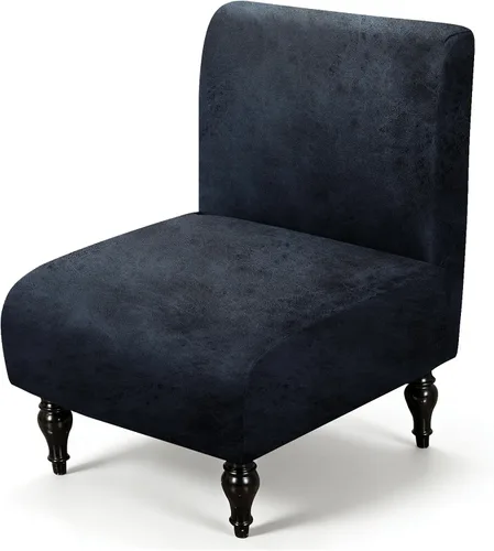 Vista 20 de ANARACHON Funda para silla decorativa sin brazos, extraíble, lavable, antideslizante, protector de muebles para el hogar, hotel, sala de estar
