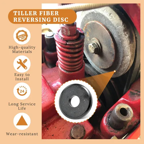 Vista 5 de Anti desgaste GW-2732 Disc-Reverse Fiber Compatible con Troy-Bilt MTD, números de pieza: 1072, GW-1072, 2732