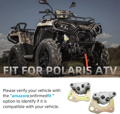 Vista 6 de Pinza de freno delantera izquierda derecha para Polaris ATV Trail BOSS 330 Trail Blazer 330 Hawkeye 325/400 Scrambler 500 Sportsman 400 450 570 800