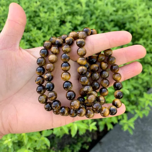 Vista 5 de Adabele 1pc Natural Stretch Gemstone Bracelet 8mm (0.31") Bead 7" to 8.5 inch Healing Crystal Energy Quartz Chakras Jewelry Women Men Girl Birthday