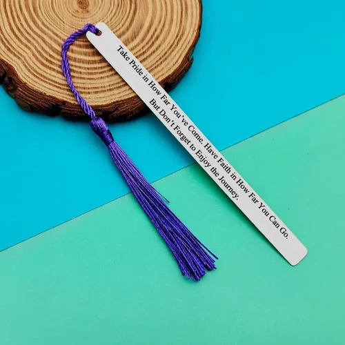 Vista 3 de Marcadores de graduación – Regalos inspiradores para mujeres, hombres, profesores, estudiantes, amantes de los libros, ratón de biblioteca, club