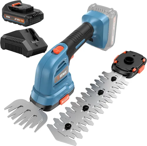 Vista 13 de SENIX 4QL - Cortasetos de gas de 26.5 cc y 4 ciclos de 22 pulgadas, herramienta de jardín para recortar arbustos, arbustos y más, cuchillas de doble