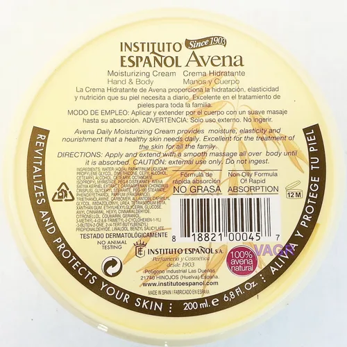 Vista 3 de Avena Crema hidratante diaria, 6.8 onzas