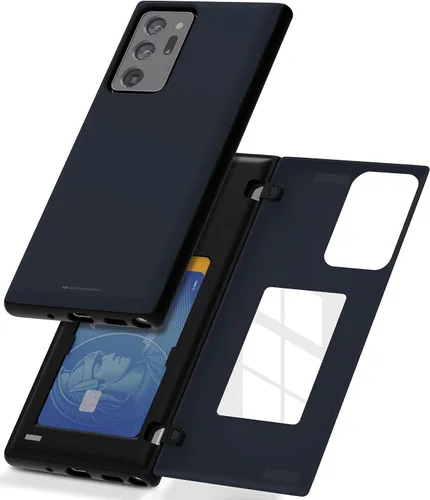Vista 44 de GOOSPERY Parachoques magnético para puerta compatible con Galaxy Note 10, estuche tipo billetera con tarjetero, cierre automático por iman, funda