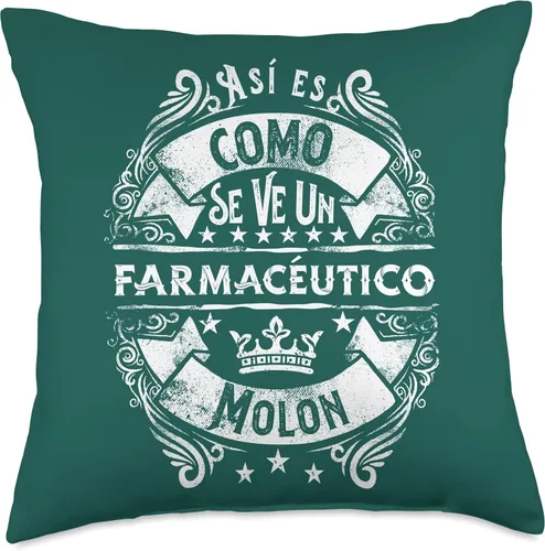 Vista 4 de Regalo Original Super Mejor Farmacéutico Regalos Un Farmacéutico Molon Divertido para Hombre Farmaceutico, 16 x 16 pulgadas, Multicolor