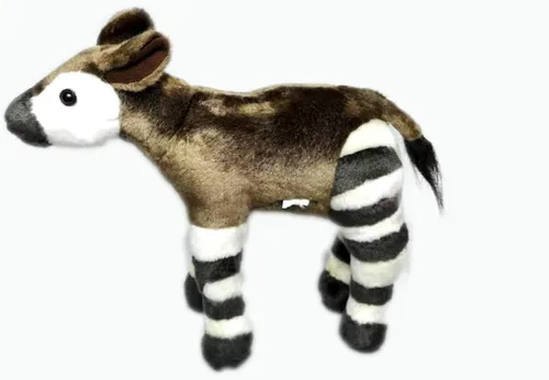 Vista 4 de TAMMYFLYFLY Okapi - Peluche de peluche, juguete de peluche de Okapia, regalos para niños, Cuddlekins de 12 pulgadas