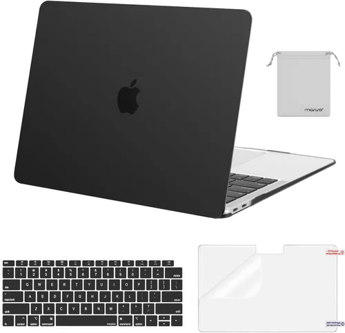 Vista 28 de MOSISO Compatible with MacBook Air 13 inch Case M1 2021 2020 2019 2018 azul (Airy Blue)