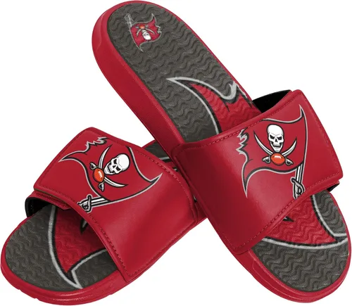 Vista 19 de FOCO mens NFL Team Logo Athletic Sport Shower Flip Flop Sandals Gel Slides