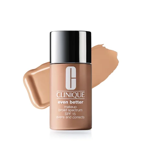 Vista 27 de Clinique Even Better Makeup Liquid Foundation SPF 15 With Vitamin C For Dry + Oily Combination Skin Types Medium Coverage + Natural Finish Evens