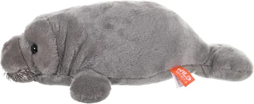 Vista 5 de Wild Republic Manatee - Peluche de peluche, regalo para niños, Cuddlekins de 10 pulgadas