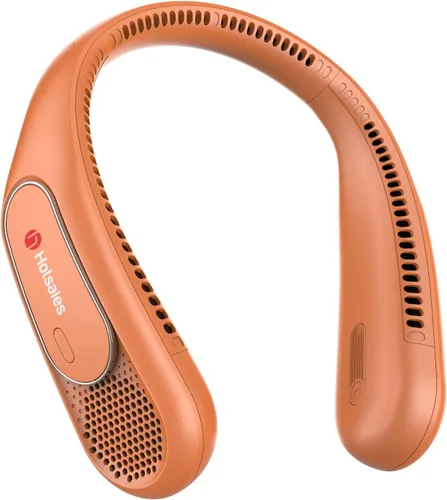 Vista 10 de Hotsales Ventilador de cuello, ventilador sin aspas que sopla aire frío Negro