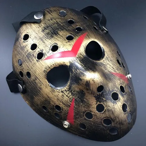 Vista 3 de Leprato Máscara de terror de Halloween, fiesta de máscaras, disfraz de cosplay