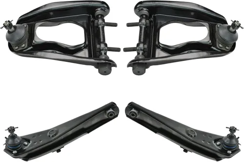 Vista 19 de TRQ Brazo de control superior e inferior del lado del conductor y del pasajero con juego de rótulas compatible con Chevrolet GMC 89-02