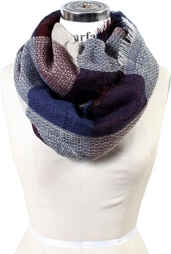 Vista 24 de Bufandas de moda a cuadros y cuadros Infinity de Scarfand's Tartan