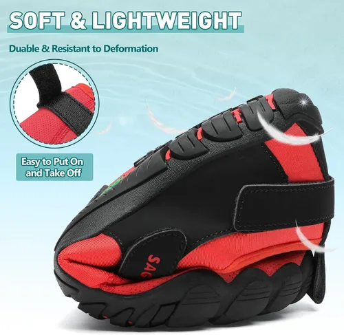 Vista 5 de SAGUARO Zapatos de agua para hombre y mujer, secado rápido, para natación, surf, playa, kayak, zapatos descalzos, puntera ancha