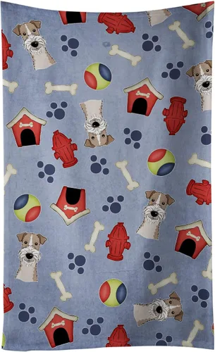 Vista 43 de Caroline's Treasures BB4023KTWL Dog House Collection Afghan Hound - Toalla de cocina para invitados, toalla de baño decorativa para cara, té, paño