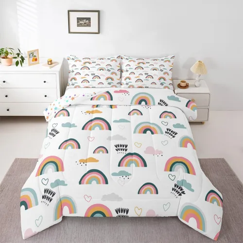 Vista 38 de Erosebridal - Juego de edredón con bandera estadounidense, juego de edredón de plumón tamaño individual para niños y adolescentes, juego de edredón