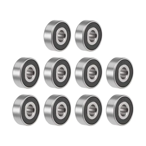 Vista 6 de uxcell 1616-2RS Rodamiento de bolas de ranura profunda Rodamientos de palanca Z2 sellados de 1/2 pulgadas x 1-1/8 pulgadas x 3/8 pulgadas, 10