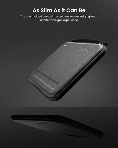 Vista 5 de Tomtoc Funda para laptop, funda para dispositivo electrónico portátil, funda protectora para MacBook Pro y MacBook Air de 14 pulgadas con carcasa