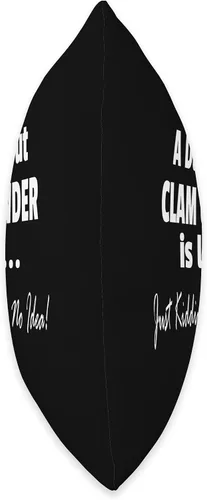 Vista 2 de I Love Clam Chowder A Day Without Funny Clam Chowder Lover - Almohada de broma, 16 x 16 pulgadas, multicolor