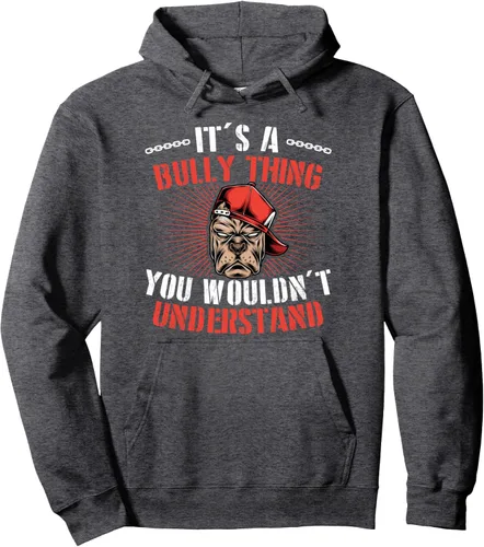 Vista 4 de American Bully A Bully Thing Dog Owner American Bully Sudadera con capucha, Negro